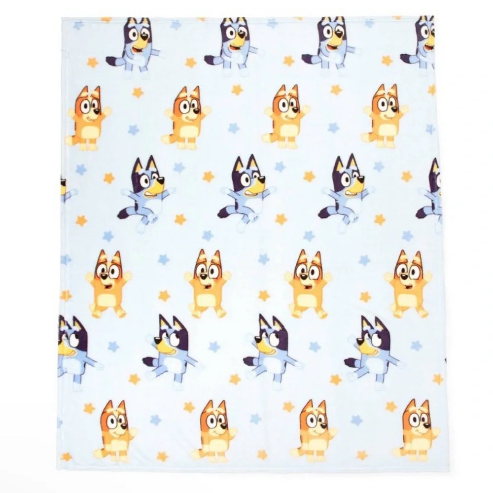 BLUEY Plush Throw super soft 46“x60“ NEW